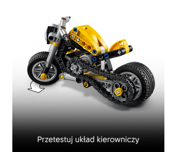 LEGO TECHNIC 42225 Żółty motocykl - 1489548 - zdjęcie 5